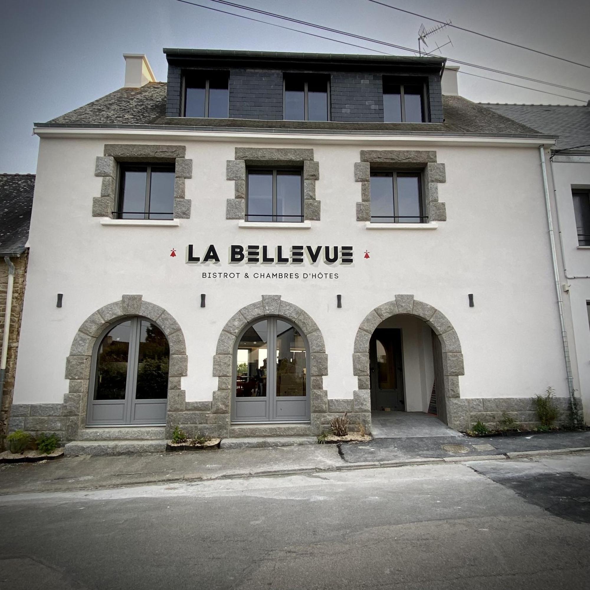 La Bellevue Bistrot Et Chambres D'Hotes Séné Dış mekan fotoğraf
